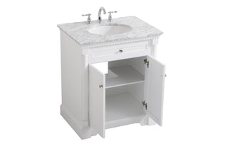 Clarence Bathroom Vanity Set in White
