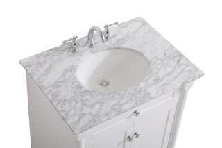 Clarence Bathroom Vanity Set in White