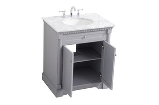Clarence Bathroom Vanity Set in Grey