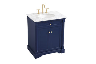 Clarence Bathroom Vanity Set in Blue