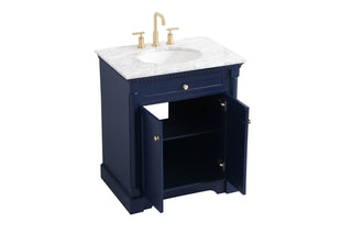 Clarence Bathroom Vanity Set in Blue