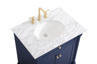 Clarence Bathroom Vanity Set in Blue