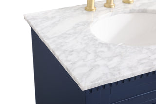 Clarence Bathroom Vanity Set in Blue