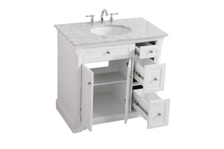 Clarence Bathroom Vanity Set in White