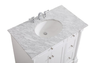 Clarence Bathroom Vanity Set in White