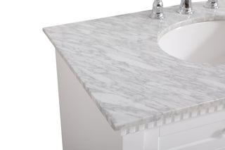 Clarence Bathroom Vanity Set in White