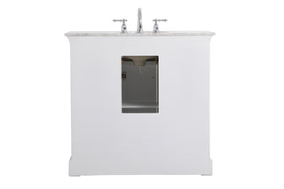 Clarence Bathroom Vanity Set in White