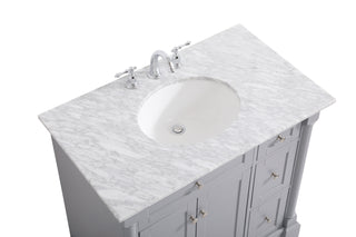 Clarence Bathroom Vanity Set in Grey