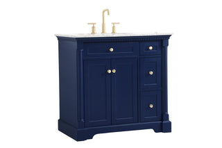 Clarence Bathroom Vanity Set in Blue