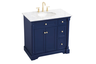 Clarence Bathroom Vanity Set in Blue