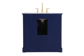 Clarence Bathroom Vanity Set in Blue