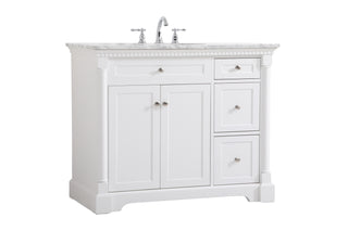 Clarence Bathroom Vanity Set in White