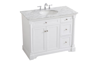 Clarence Bathroom Vanity Set in White