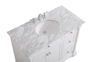 Clarence Bathroom Vanity Set in White
