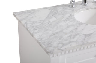 Clarence Bathroom Vanity Set in White