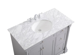 Clarence Bathroom Vanity Set in Grey