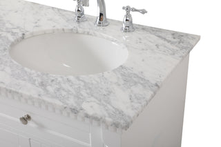 Clarence Bathroom Vanity Set in White