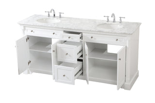 Clarence Bathroom Vanity Set in White