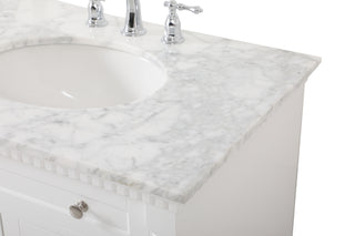 Clarence Bathroom Vanity Set in White