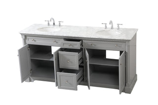 Clarence Bathroom Vanity Set in Grey