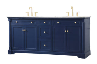 Clarence Bathroom Vanity Set in Blue