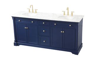 Clarence Bathroom Vanity Set in Blue