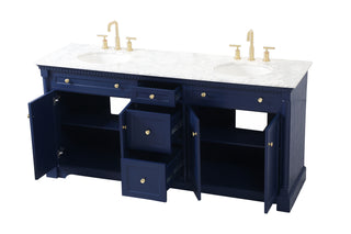 Clarence Bathroom Vanity Set in Blue