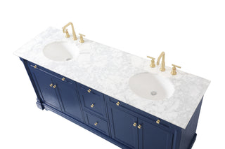 Clarence Bathroom Vanity Set in Blue