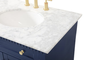 Clarence Bathroom Vanity Set in Blue