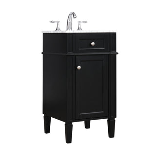 Park Avenue Bathroom Vanity Set in Black