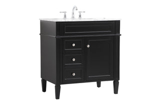 Park Avenue Bathroom Vanity Set in Black