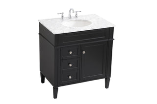 Park Avenue Bathroom Vanity Set in Black