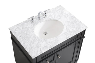 Park Avenue Bathroom Vanity Set in Black