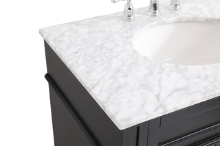 Park Avenue Bathroom Vanity Set in Black