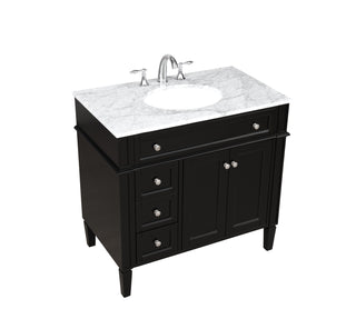 Park Avenue Bathroom Vanity Set in Black