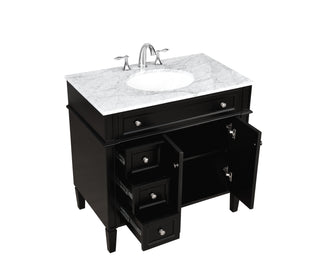 Park Avenue Bathroom Vanity Set in Black