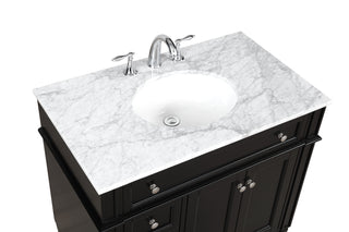 Park Avenue Bathroom Vanity Set in Black