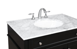 Park Avenue Bathroom Vanity Set in Black