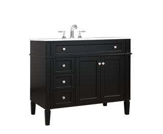 Park Avenue Bathroom Vanity Set in Black
