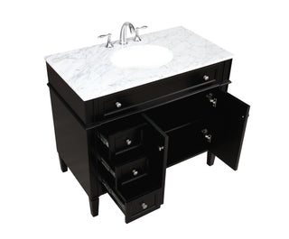 Park Avenue Bathroom Vanity Set in Black