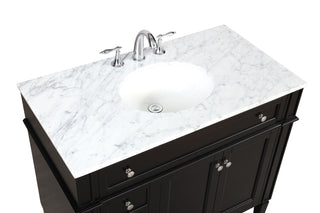 Park Avenue Bathroom Vanity Set in Black