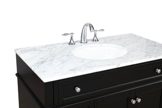 Park Avenue Bathroom Vanity Set in Black