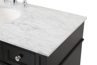 Park Avenue Bathroom Vanity Set in Black