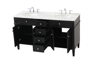 Park Avenue Bathroom Vanity Set in Black