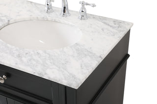 Park Avenue Bathroom Vanity Set in Black