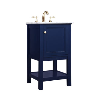 Metropolis Bathroom Vanity Set in Blue