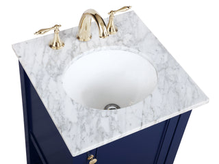Metropolis Bathroom Vanity Set in Blue