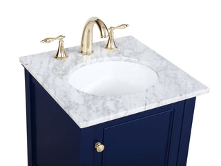 Metropolis Bathroom Vanity Set in Blue