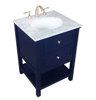 Metropolis Bathroom Vanity Set in Blue