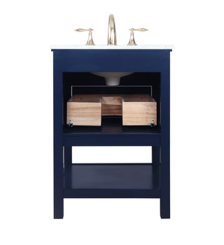 Metropolis Bathroom Vanity Set in Blue
